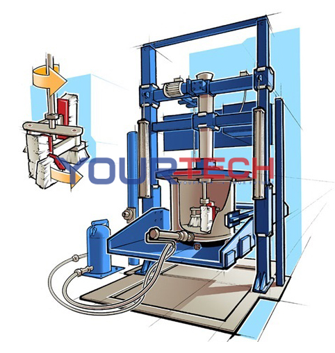 Container washing machine