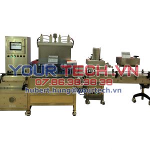 Máy đóng gói chiết rót chất lỏng bán tự động V5 10D4Q