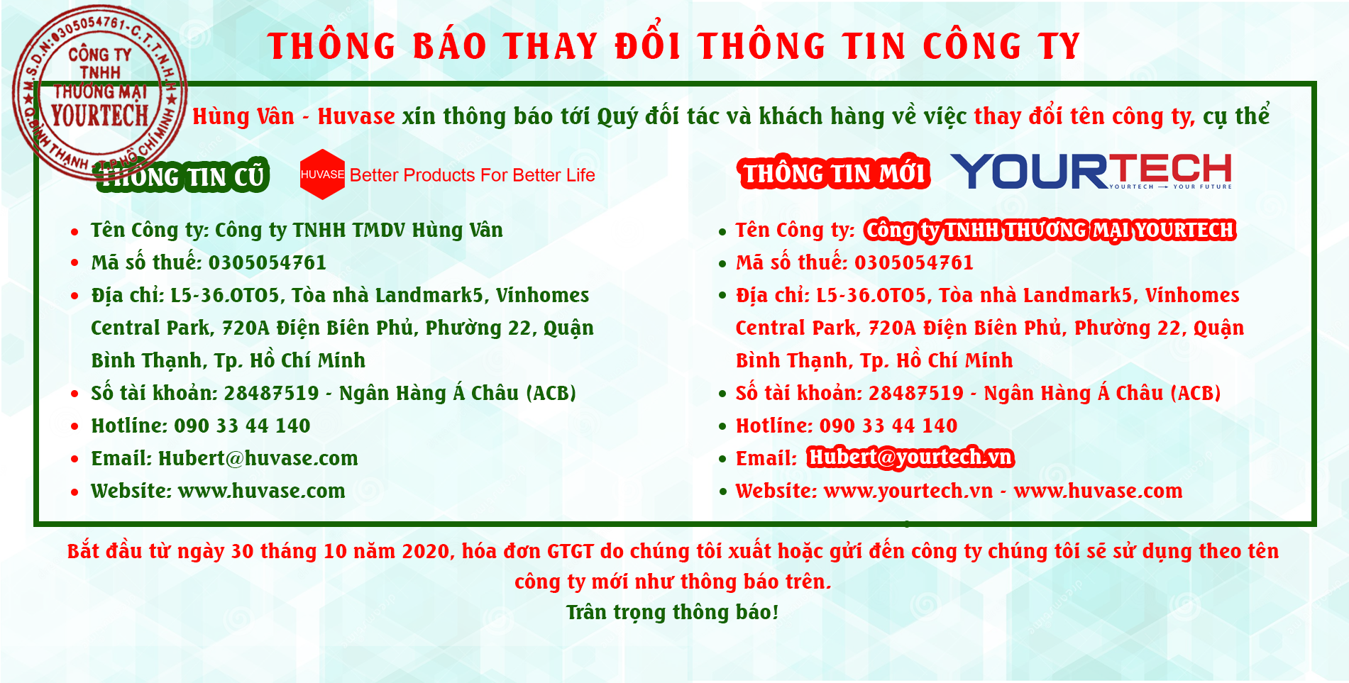 Công ty TNHH Thương mại Yourtech
