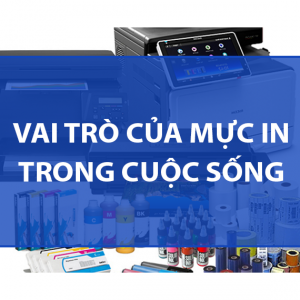 Vai trò quan trọng của mực in với cuộc sống