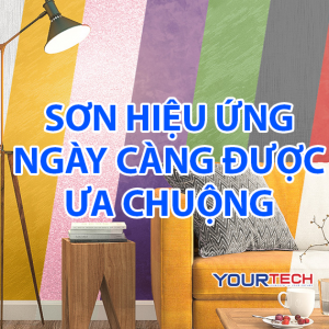 Sử dụng sơn hiệu ứng ngày càng được ưa chuộng
