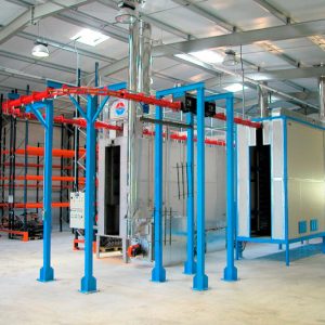 Dây chuyền phun sơn tĩnh điện